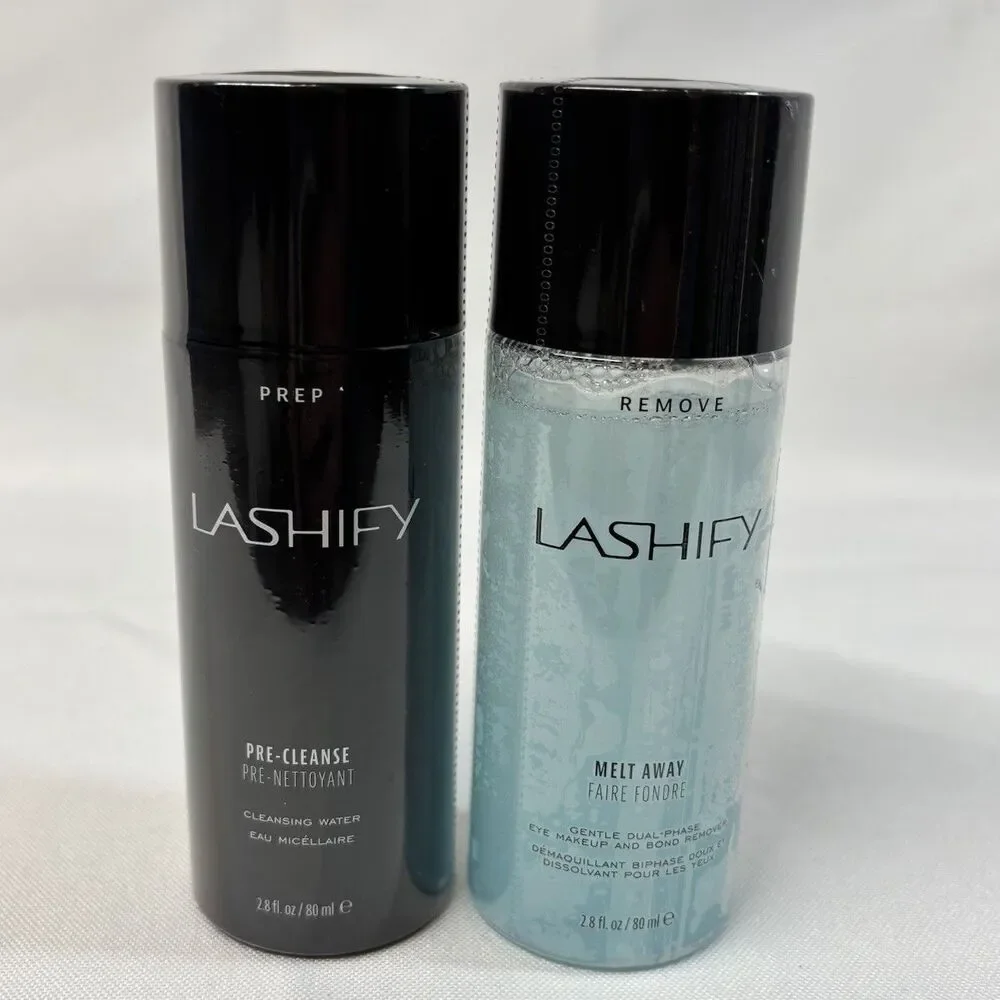 Lashify Prep & Remove Cleanser Makeup Remover Set 2.8oz Each
